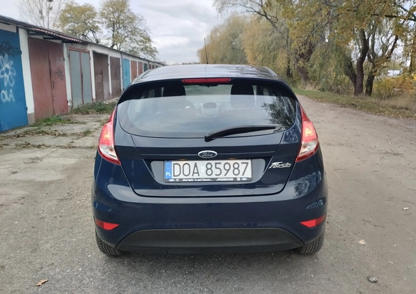 Ford Fiesta cena 17900 przebieg: 157000, rok produkcji 2015 z Krobia małe 56